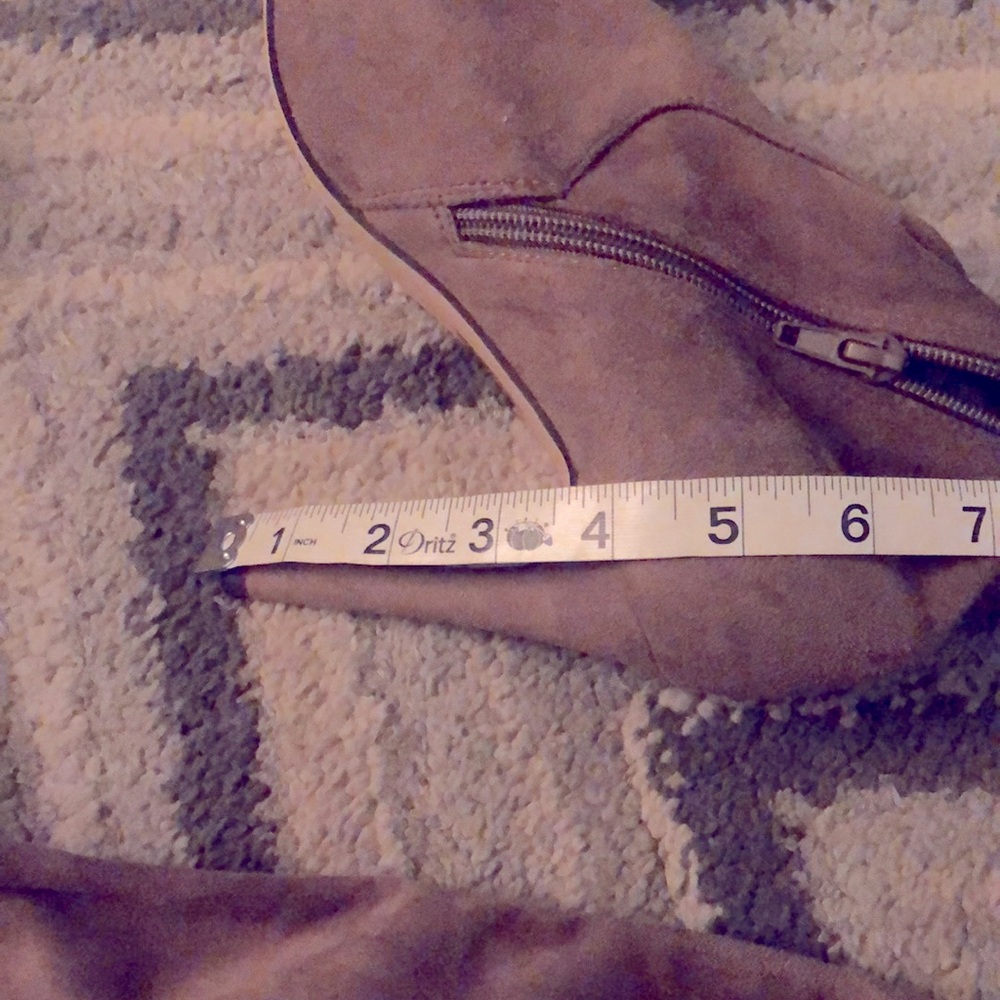 FOREVER 21 Faux Suede Taupe Over the Knee Boots - Picture 7 of 7
